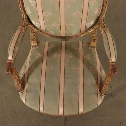 Louis XIV Stil Sessel Holz Italien XIX-XX Jhd