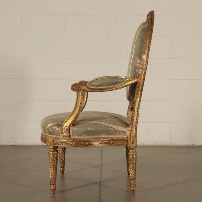 Louis XIV Revival Armchair Italy 19th-20th Century