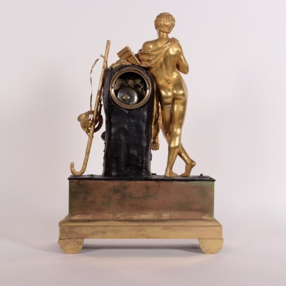 Charles X Table Clock Gilded Bronze France 19th Century