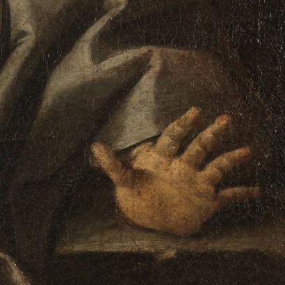Scope Of Lorenzo Lippi Oil On Canvas 17th Century