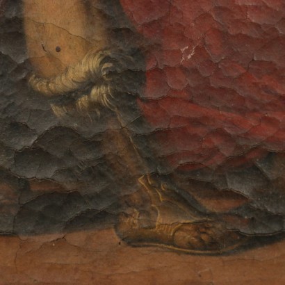 Christ Mocked Oil On Canvas Italian School 17th 18th Century