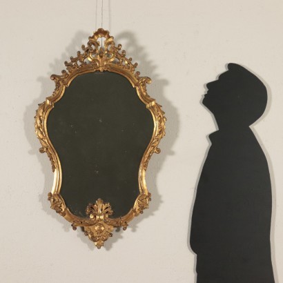 Barocchetto's Style Mirror Veneto Italy 18th Century