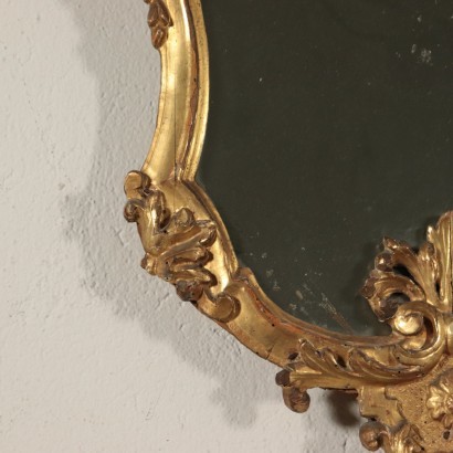Barocchetto's Style Mirror Veneto Italy 18th Century