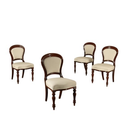 Antik, Stuhl, antike Stühle, antiker Stuhl, antiker italienischer Stuhl, antiker Stuhl, neoklassizistischer Stuhl, Stuhl aus dem 19. Jahrhundert