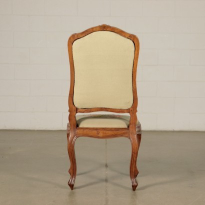 antigüedades, silla, sillas antiguas, silla antigua, silla italiana antigua, silla antigua, silla neoclásica, silla del siglo XIX, Grupo de cuatro sillas barrocas