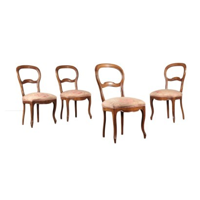Group Of Four Louis Philippe Chairs Italy Second Quarter 19th Century
