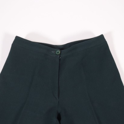 Pantaloni Vintage Verde Scuro