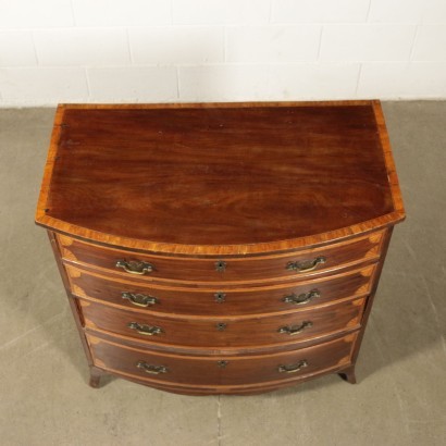 Commode Erable Acajou Chêne Rouvre Angleterre Fin '800