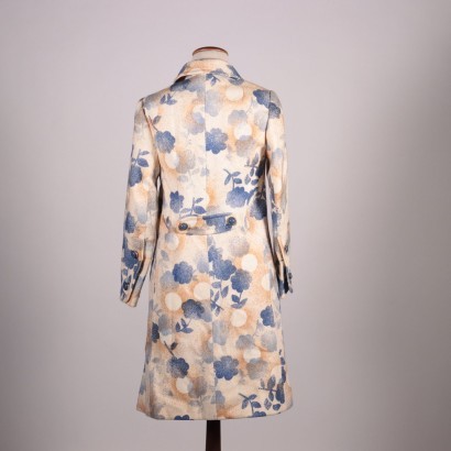 #modavintage #cappottovintage #, Vintage-Mantel mit Blumenmuster