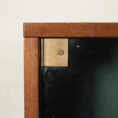 Office Furniture Tanganika Walnut Veneer Glass Italy 1960s-1970s
