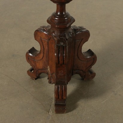 Engraved Linden Floor Lamp Italy 19th-20th Century