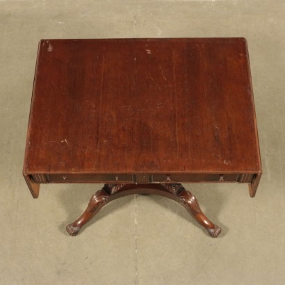 Small Early Victorian Table Mahogany Silver Fir England 19th Century