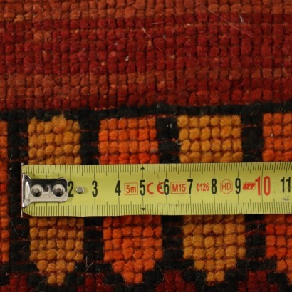 Tapis Vintage Coton Laine Nœud gros Maroc Années 2000