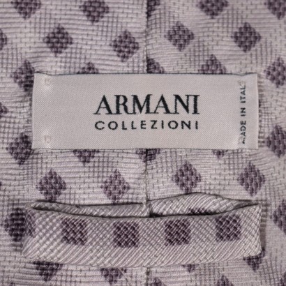 pura seda, corbata, giorgio armani, armani, corbata a cuadros Armani