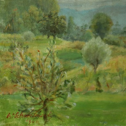 La Baragia (Civiglio), 1944 Huile Sur Panneau