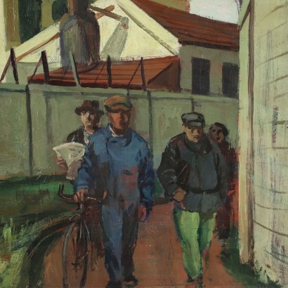 Amapielo Tettamanti Oil on Canvas 20th Century