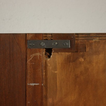 Doorway Furniture Wood Mahogany Veneer Italy 1960s
