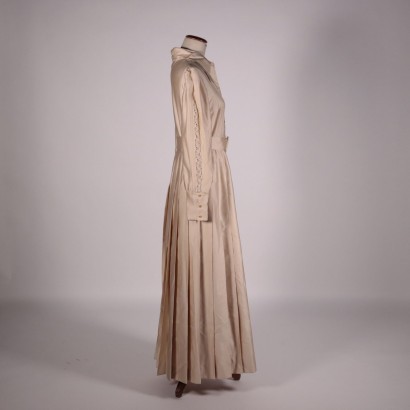 Vintage Kleid Seide Gr. S Italien 1970er-1980er