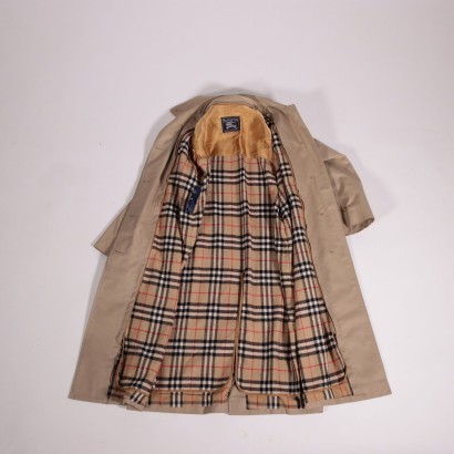Manteau Vintage Burberry Laine Coton - Royaume-Uni Années 1980