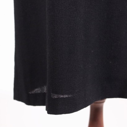 Vintage Black Sleeveless Dress 1960s
