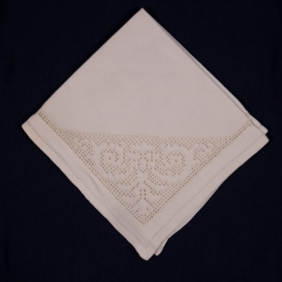 Tea Tablecloth with 6 Napkins Flax