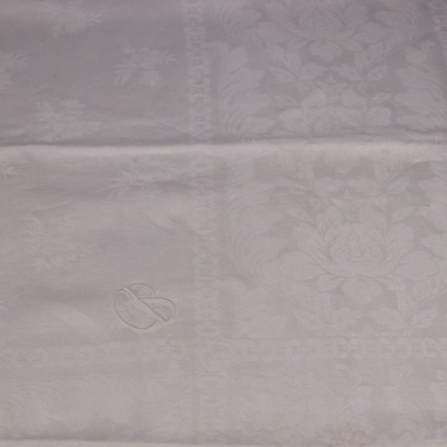 antiguo, mantel, manteles antiguos, mantel antiguo, mantel italiano antiguo, mantel antiguo, mantel neoclásico, mantel del siglo XIX, mantel con seis servilletas en Flandes