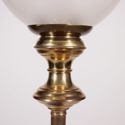 Lamp Brass Glass Italy 1960s