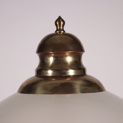 Lamp Brass Glass Italy 1960s