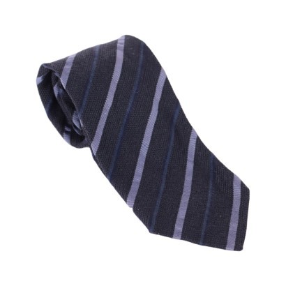 Corbata de rayas azul Armani