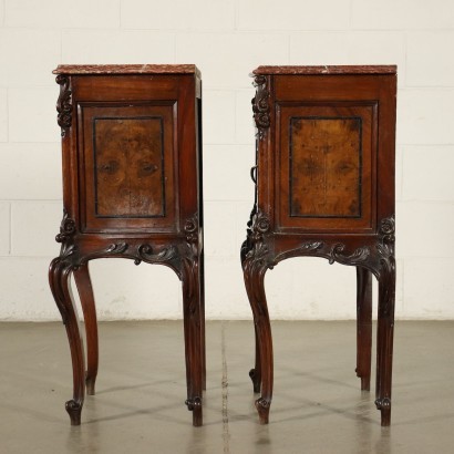 Paire de Tables de Chevet de Style Baroque