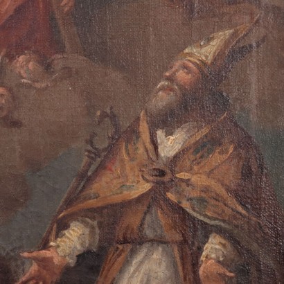 San Nicola da Bari, in adorazione della Santissima Trinità