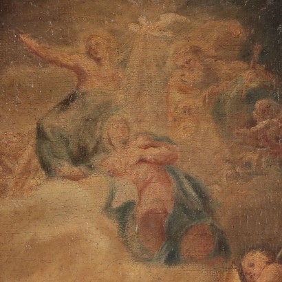 Allegory Of Faith With Holy Trinity Mary Assumed And St. Nicholas