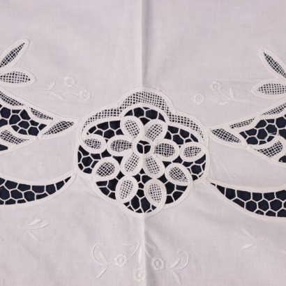 Round Tablecloth with Renaissance Inserts Cotton