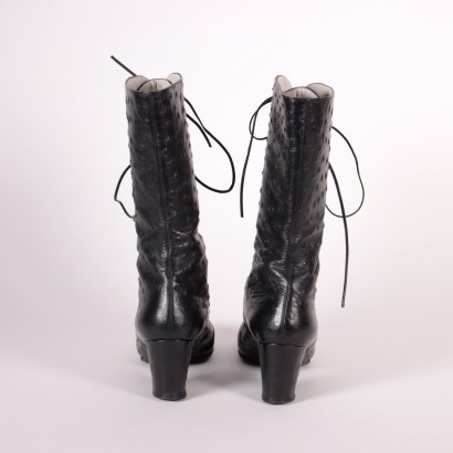 Vintage Boots Leather Italy 1960s