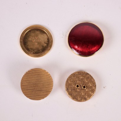 Vintage Gilded Metal Buttons