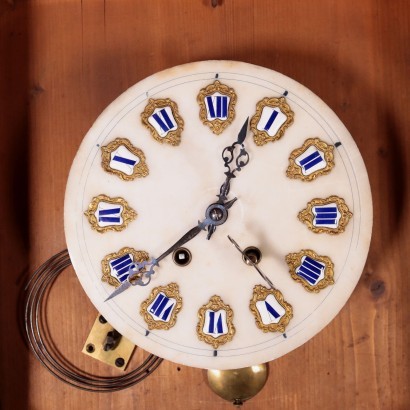 Wall Pendulum Clock Solid Poplar Solid Fir France 19th century