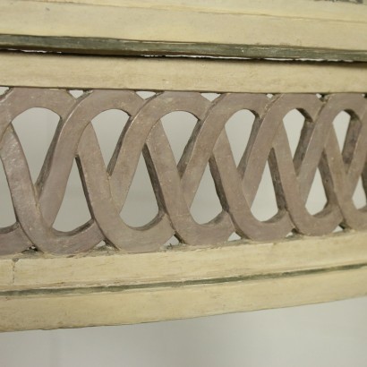 Neoklassiche Konsole Pappel Marmor - Italien XVIII Jhd