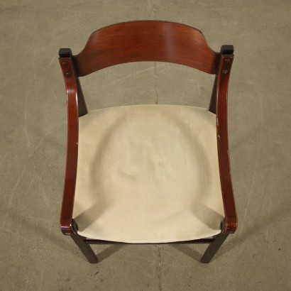 Chairs Foam Fabric Lacquered Wood Italy 1960s Italian Production
