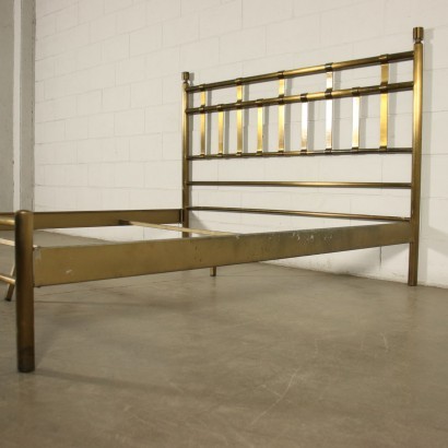 Queen SIze Bed Brass Italy 1960s Italian Production