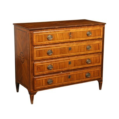 Veronese Neo-Classical Chest of Drawers Olive Italy 18th Century
