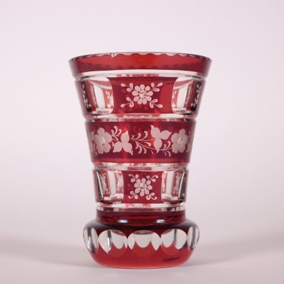 Glasses Glass of Boemia Czechoslovakia 19th Century