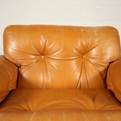 Tobia Scarpa Armchair Foam Leather 1970s