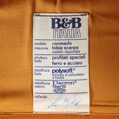Tobia Scarpa Armchair Foam Leather 1970s