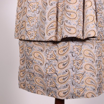 Robe Vintage Coton Taille XS Italie Années 1950-1960