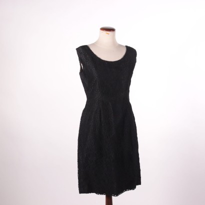 Vintage Lace Sheath Dress 1940s