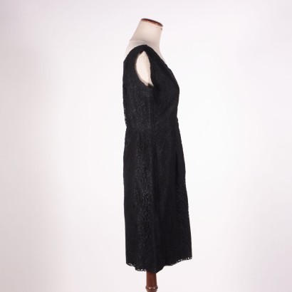 Vintage Lace Sheath Dress 1940s