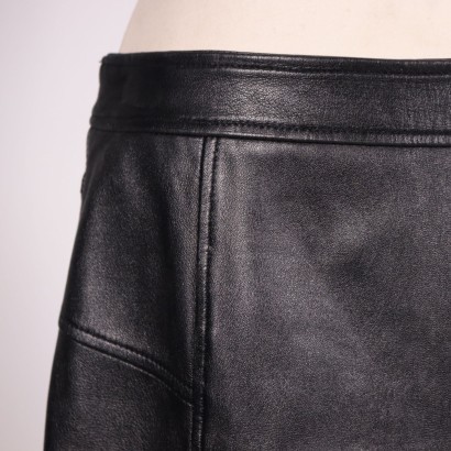 Gai Mattiolo Leather Skirt Rome