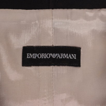 Emporio Armani Black and Beige Dress Milan
