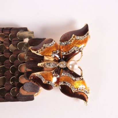 Vintage Belt with Butterflies