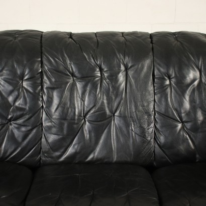 Sofa Foam Leather Italy 1990s Italian Production